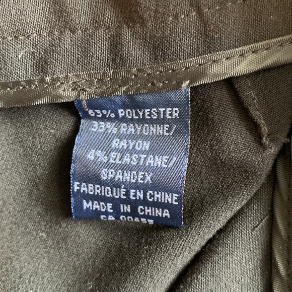 Reitmans petites black wide-leg capris - Picture 6 of 8